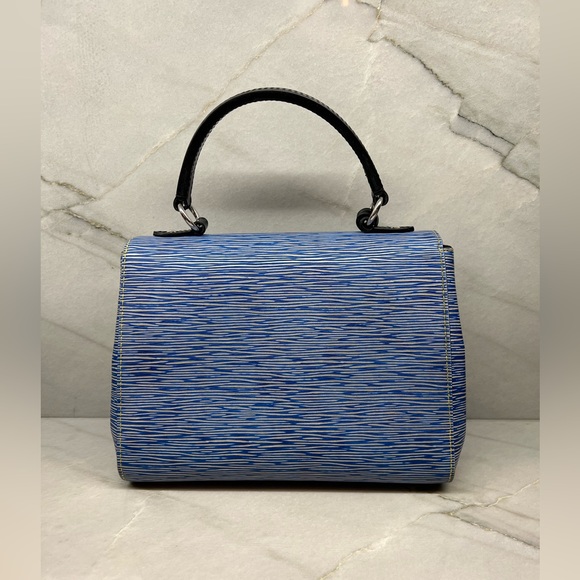 SOLD!!! Authentic Louis Vuitton Cluny BB in Denim Epi Leather - Picture 2 of 16